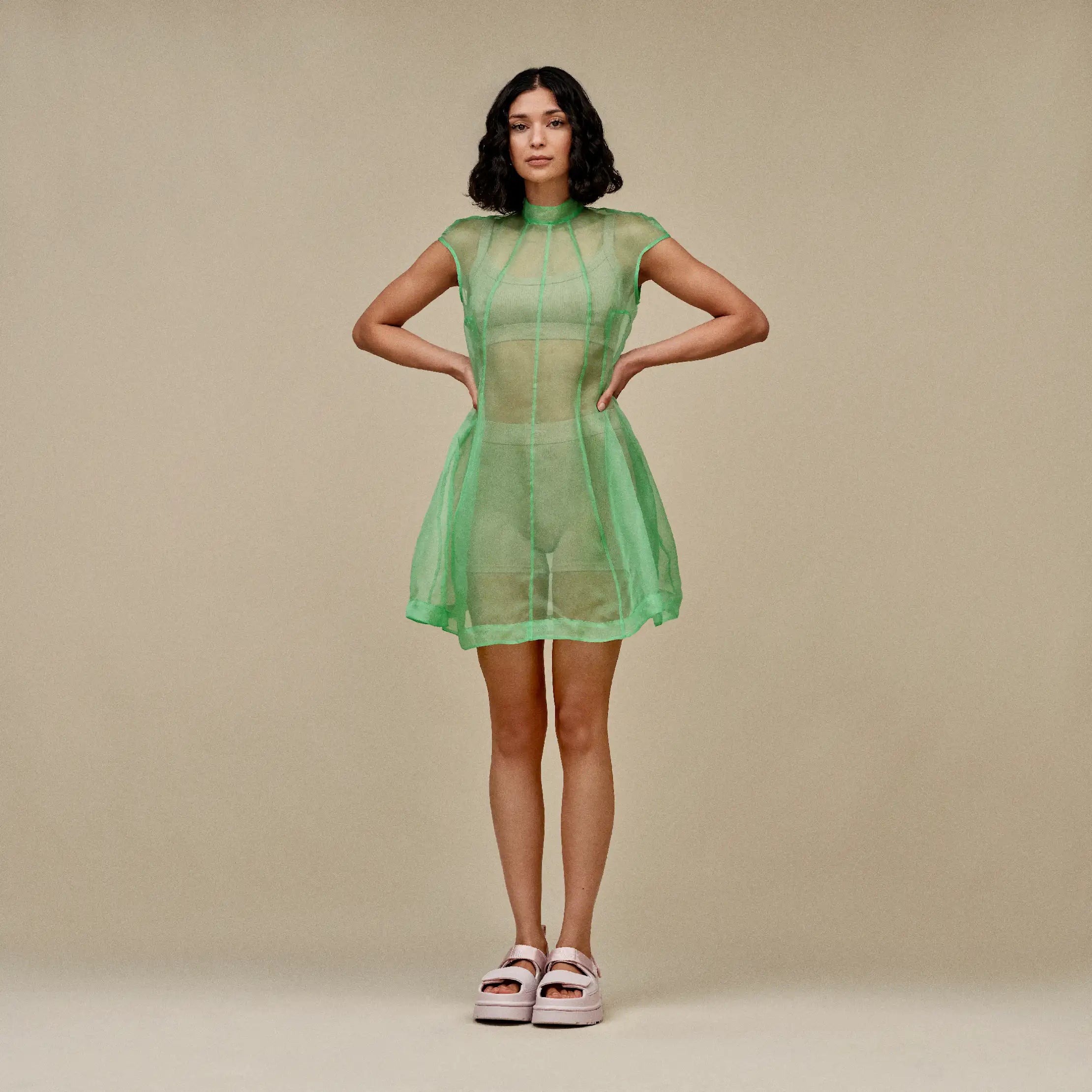 Ugg Tesia Bralette Rib Silver Taupe