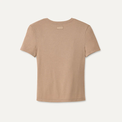 Ugg Miriam Baby Tee Rib Silver Taupe