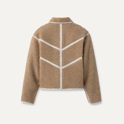 Ugg Ellison Uggfluff Shell Jacket Sand Heather