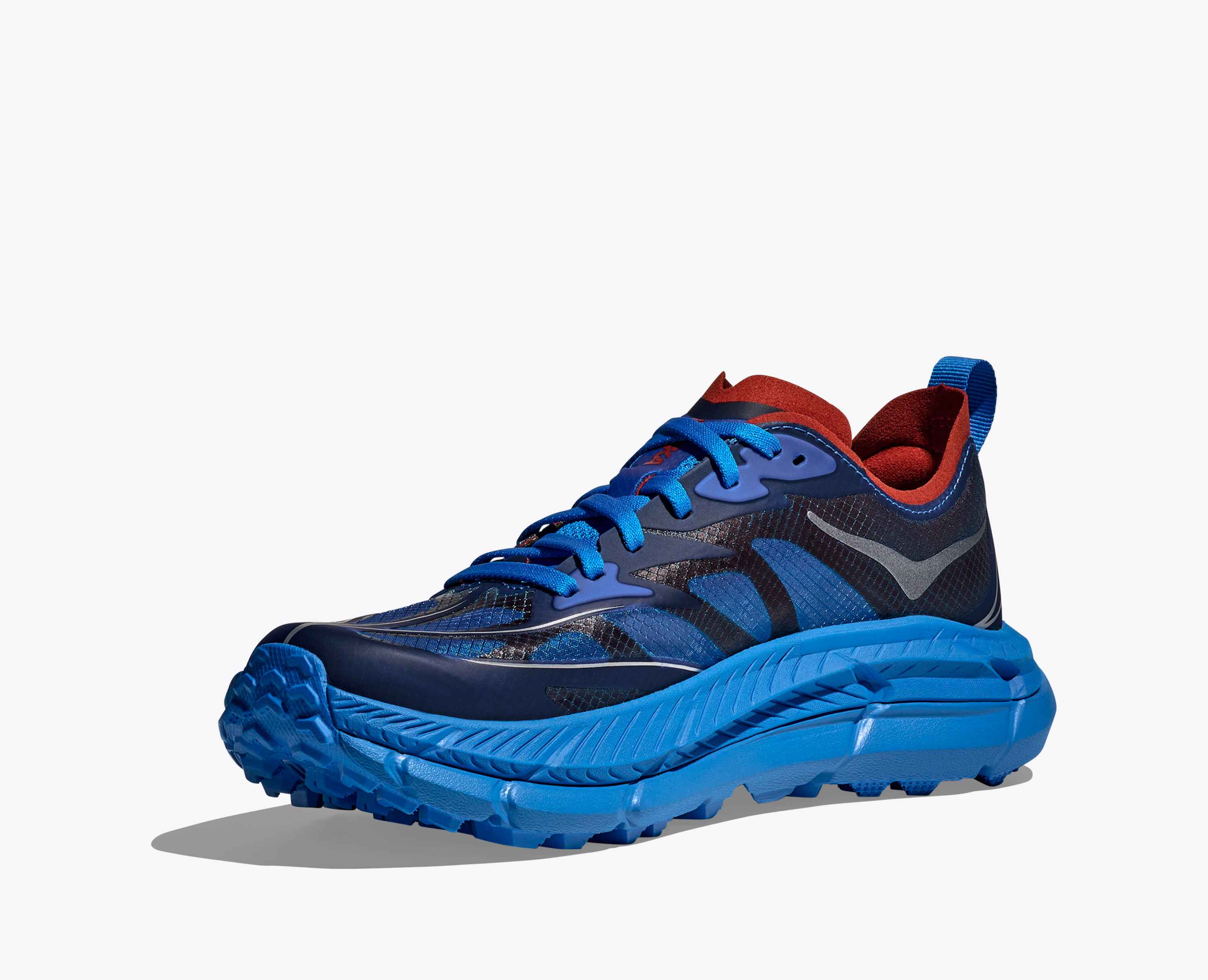 Hoka Mafate Speed 4 Lite Electric Cobalt Dry Chili