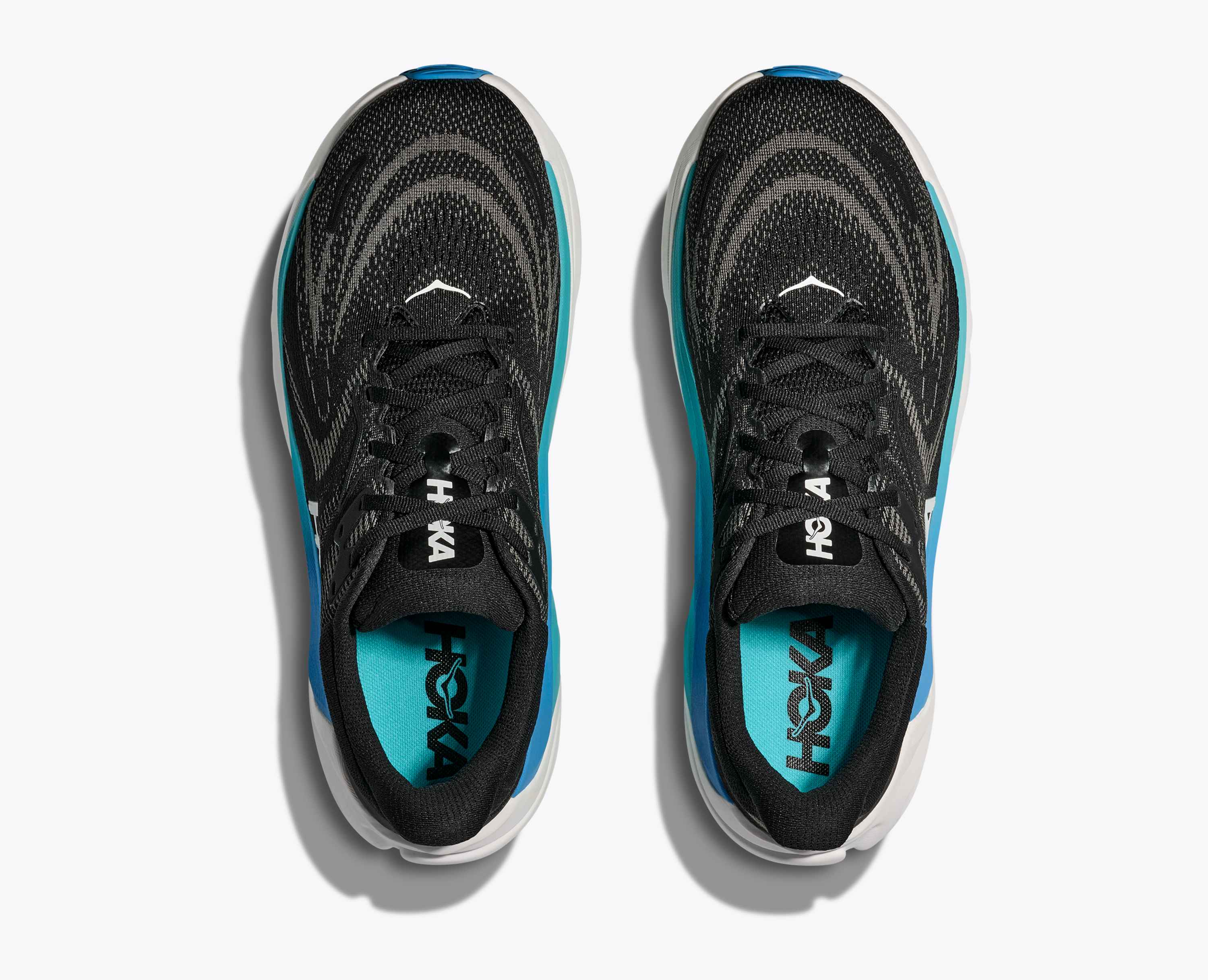 Hoka S Arahi 8 Black Skyward Blue