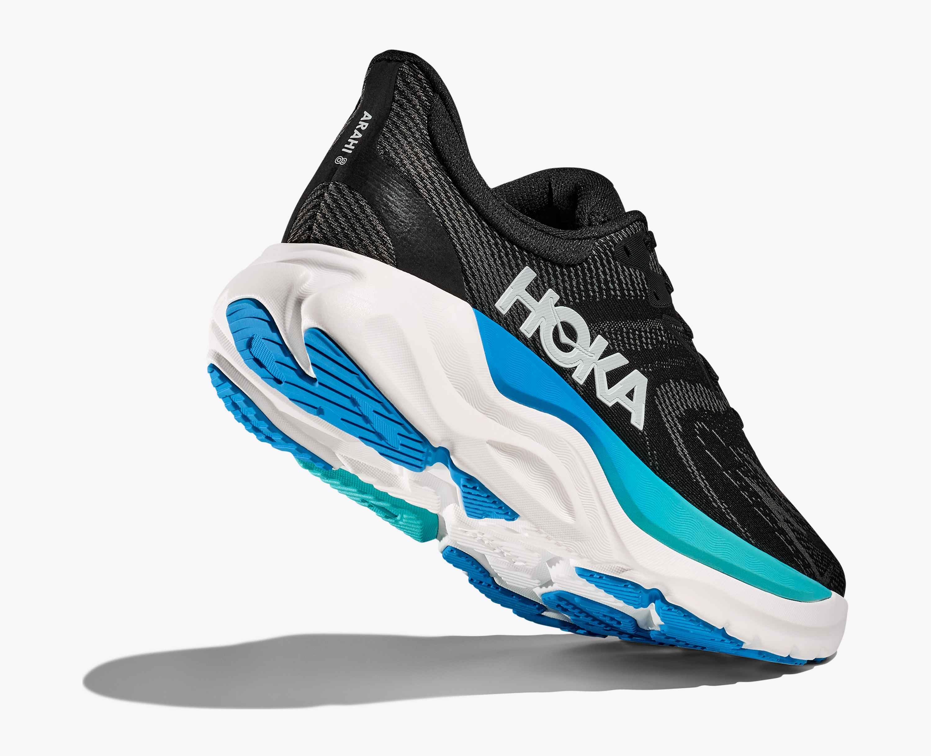 Hoka S Arahi 8 Black Skyward Blue