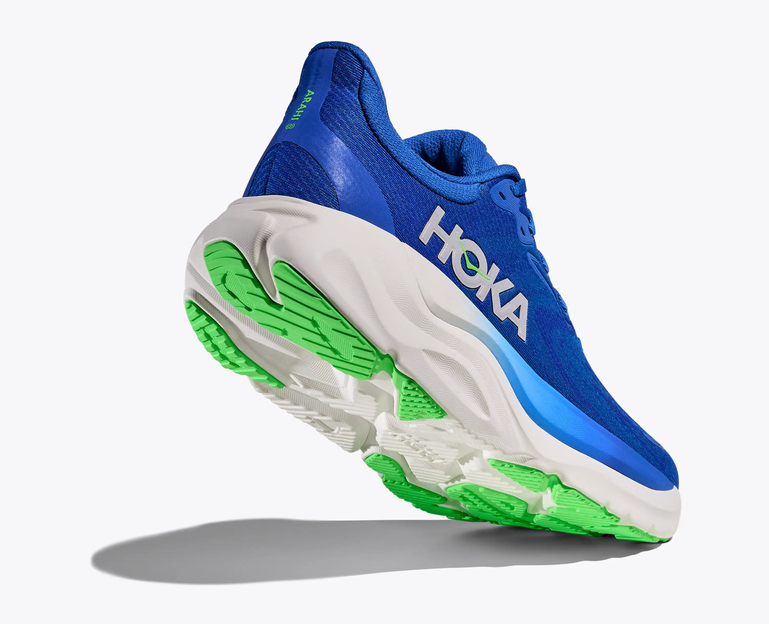Hoka 'S Arahi 8 Cobalt Blue Neon Green