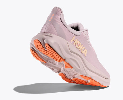 Hoka Women'S Arahi 8 Lilac Cream Neon Cantaloupe