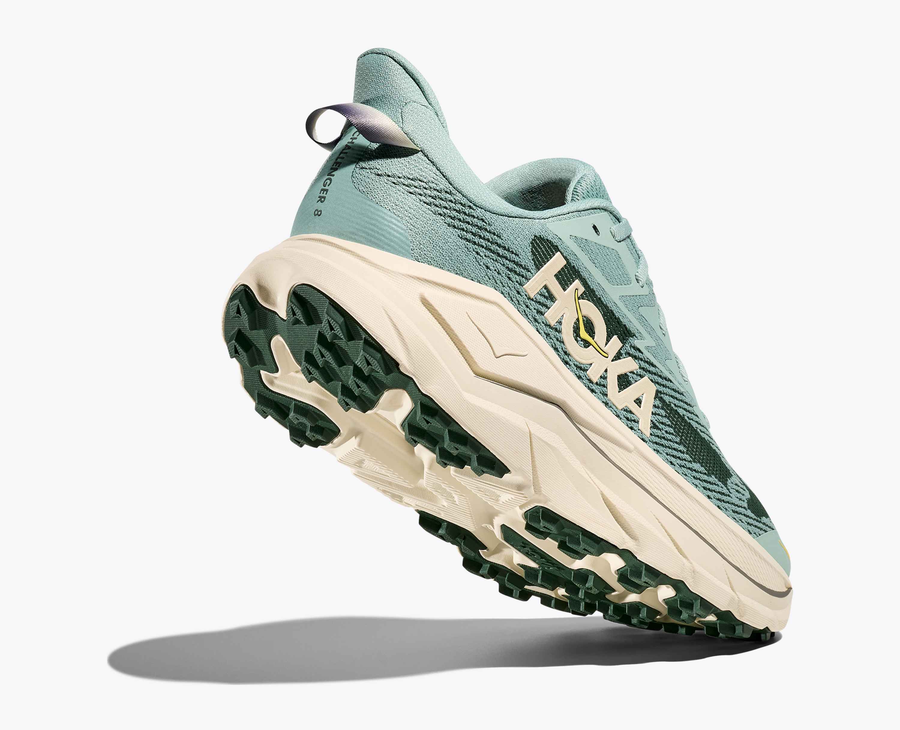 Hoka S Challenger 8 Jade Truffle Salt