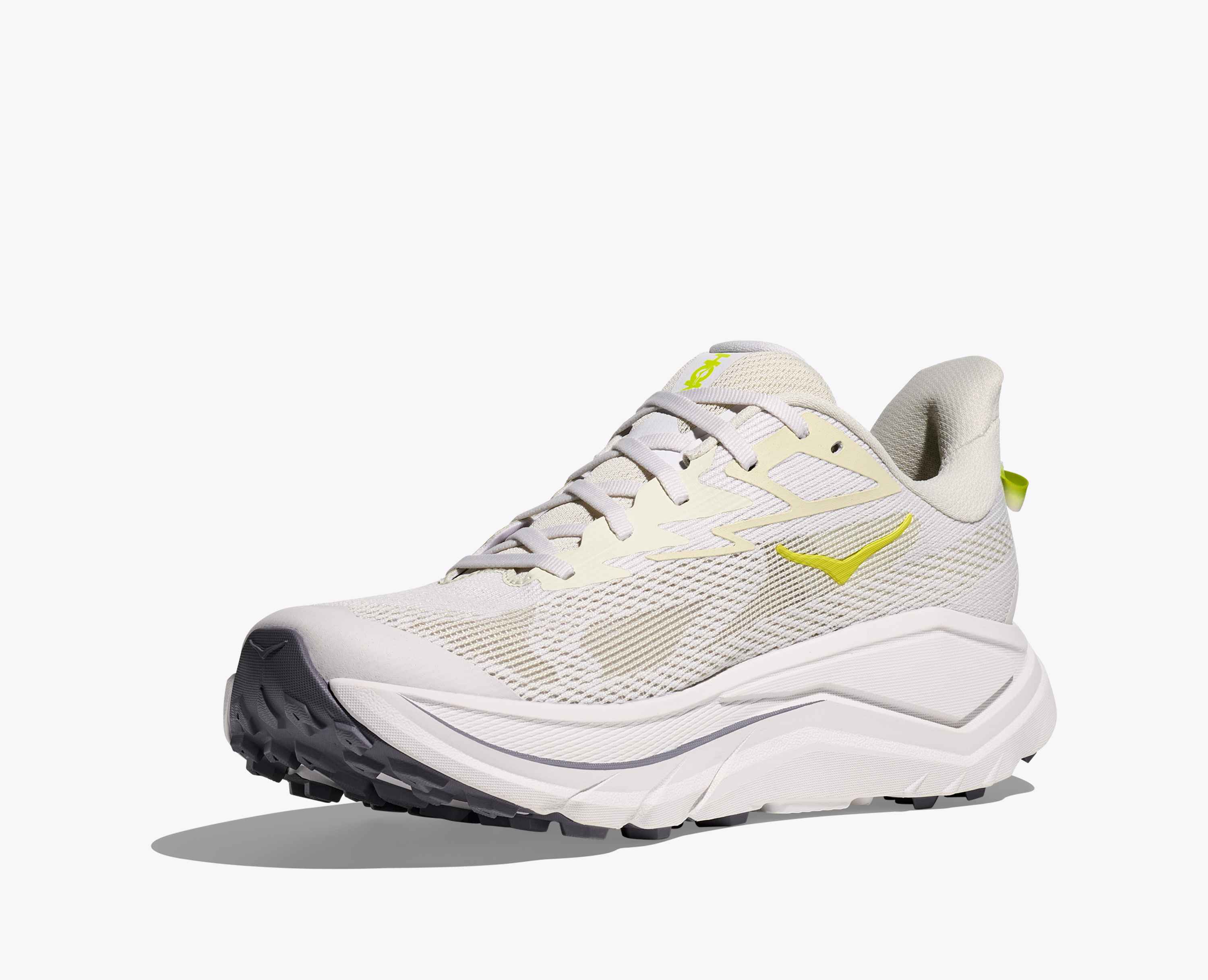 Hoka S Challenger 8 White Neon Hoka Citrus