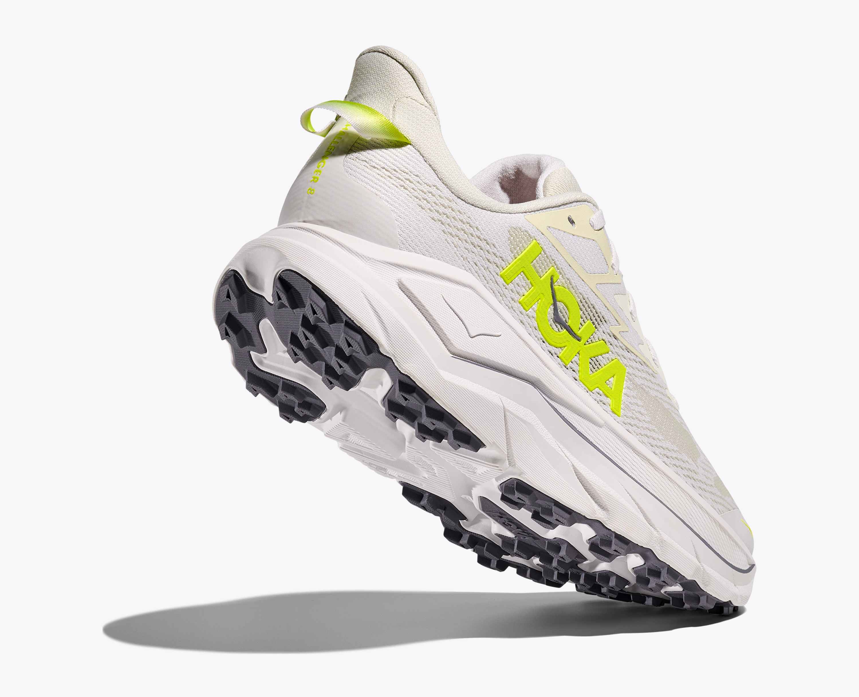 Hoka S Challenger 8 White Neon Hoka Citrus