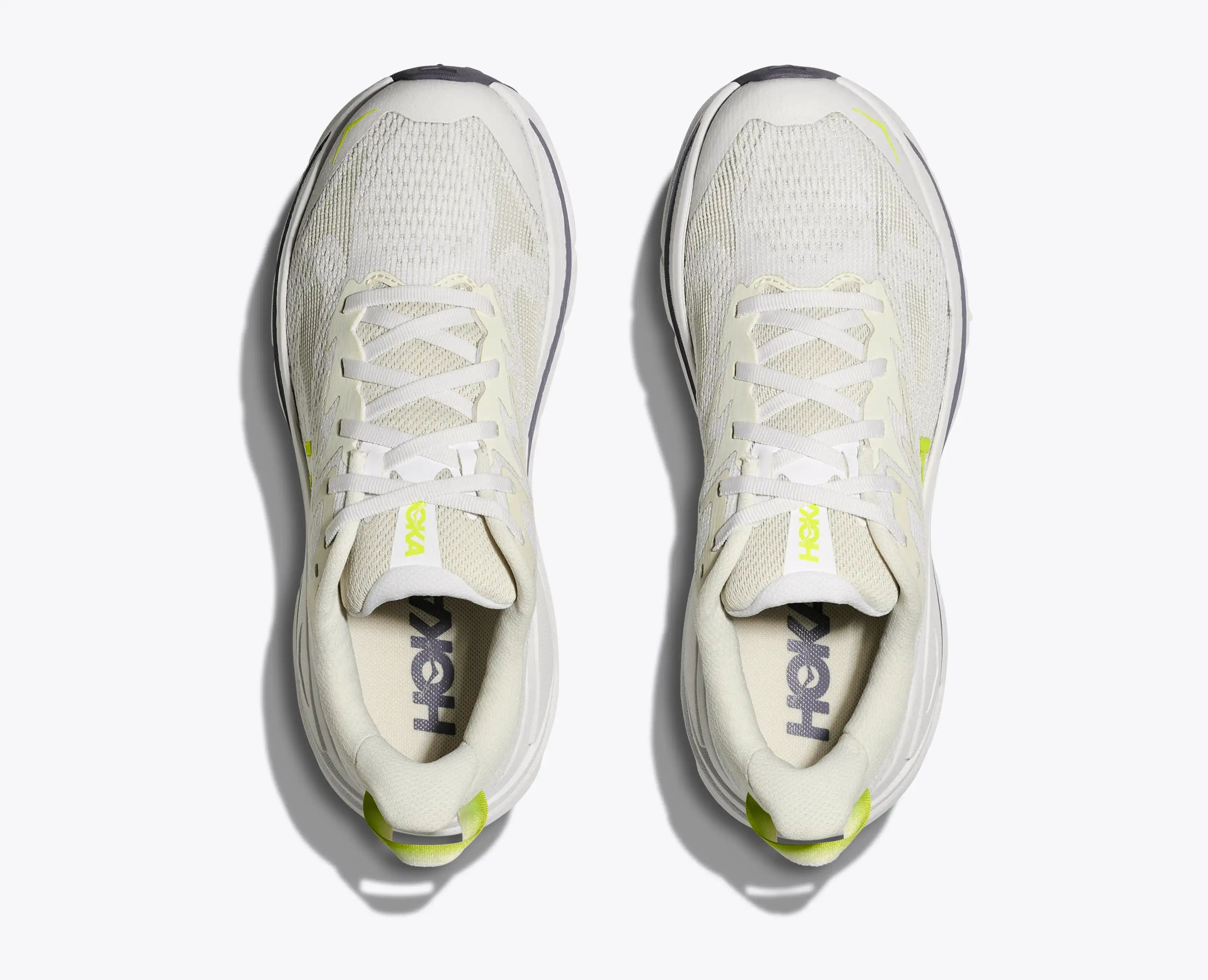 Hoka Women'S Challenger 8 White Neon Hoka Citrus