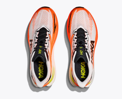 Hoka 'S Mach X 3 White Neon Tangerine