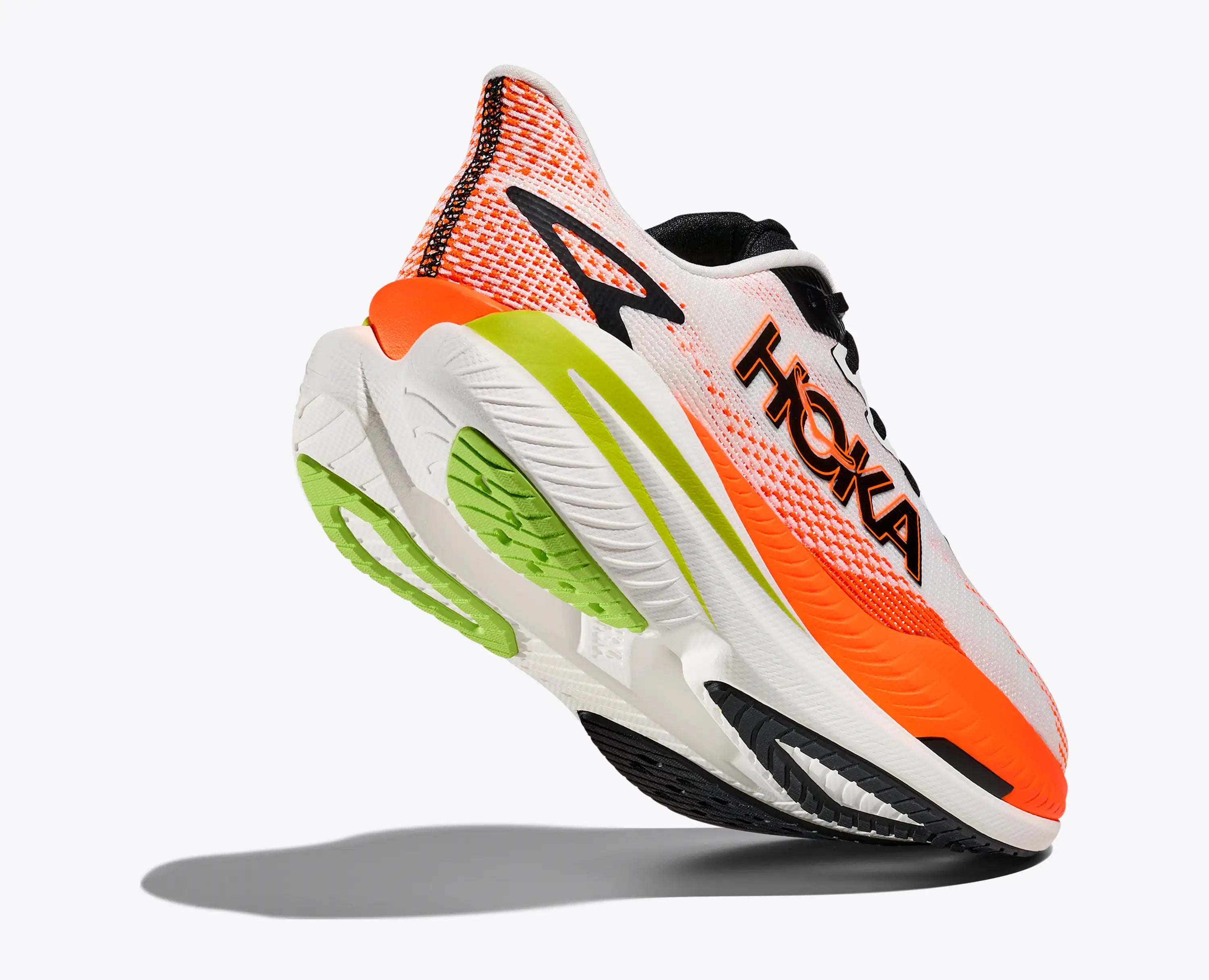 Hoka 'S Mach X 3 White Neon Tangerine