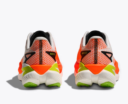 Hoka 'S Mach X 3 White Neon Tangerine