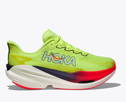Hoka Women'S Mach X 3 Neon Yuzu Squid Ink