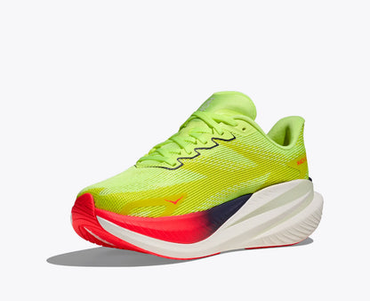 Hoka Women'S Mach X 3 Neon Yuzu Squid Ink
