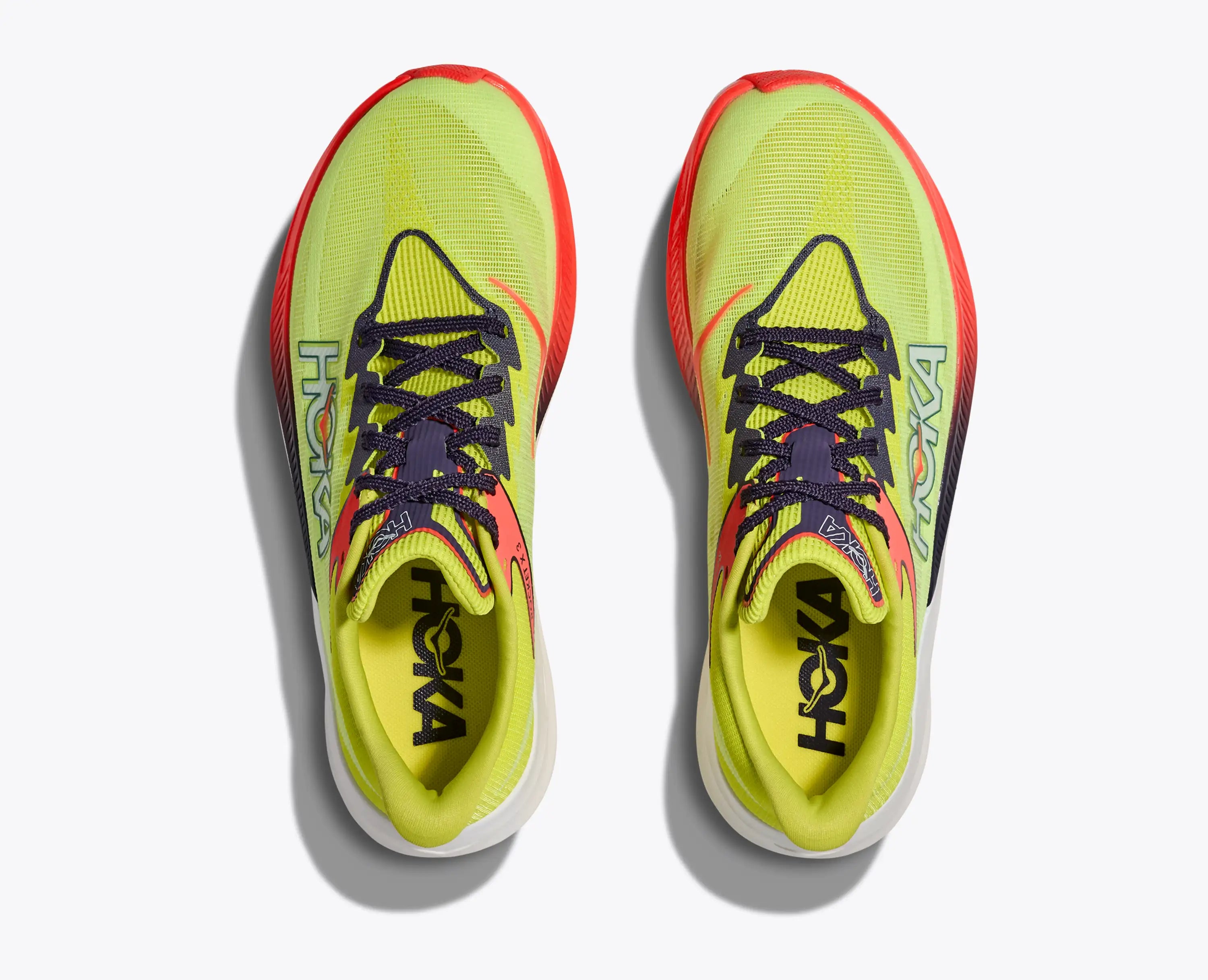 Hoka Rocket X 3 Neon Yuzu Squid Ink
