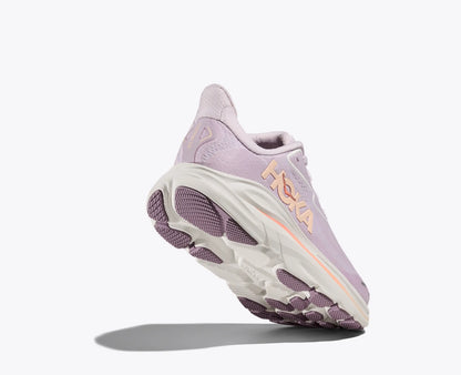 Hoka Big Kids Clifton 10 Lilac Cream Tangerine Glow
