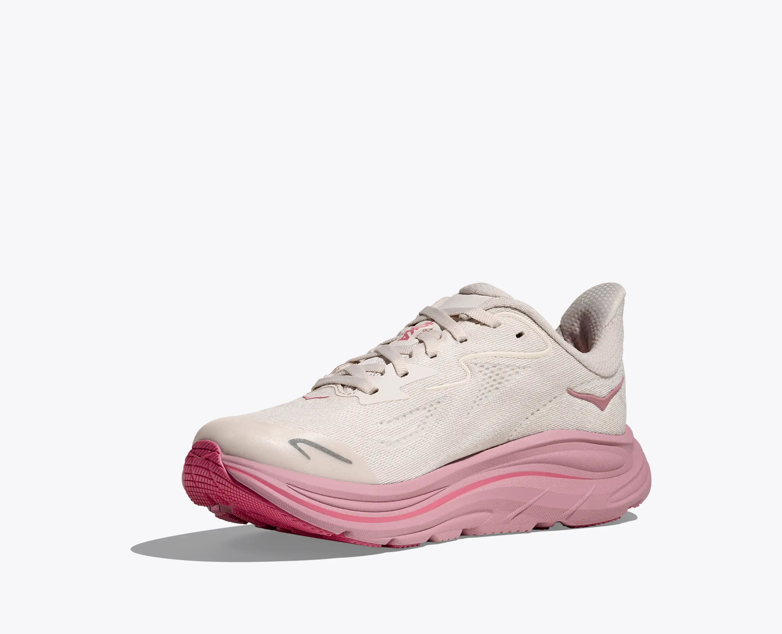 Hoka Big Kids Clifton 10 Rose Cream Dried Rose