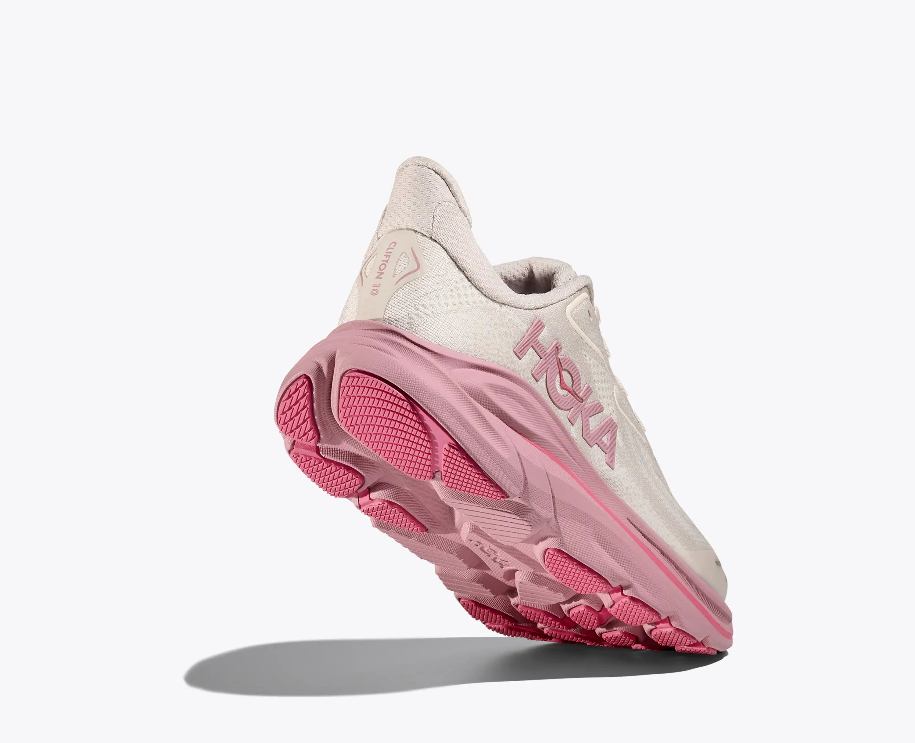 Hoka Big Kids Clifton 10 Rose Cream Dried Rose