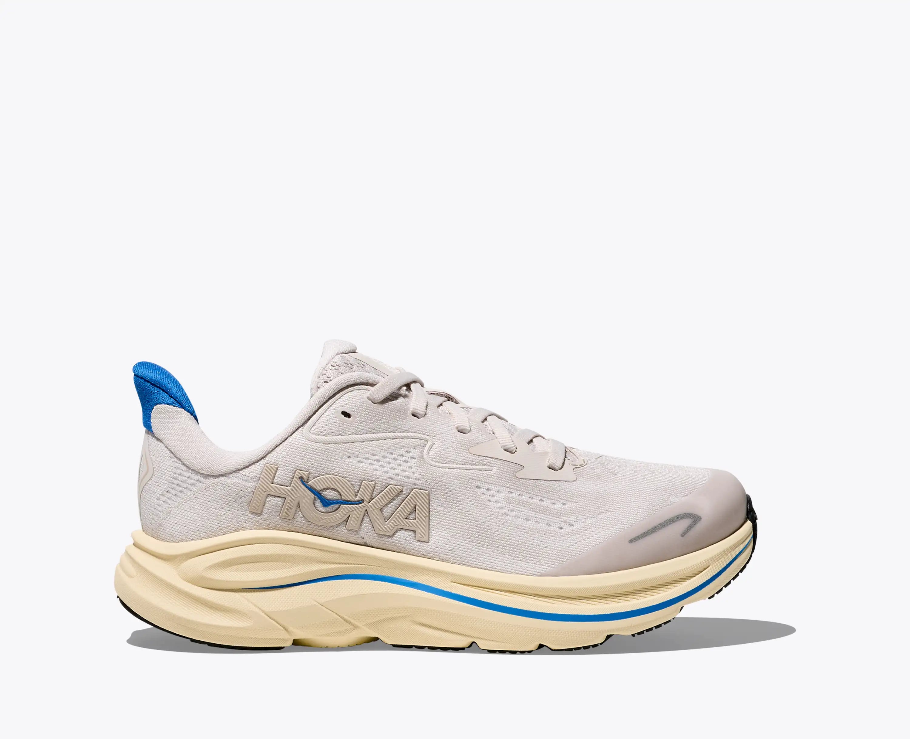 Hoka Big Kids Clifton 10 Stucco Virtual Blue
