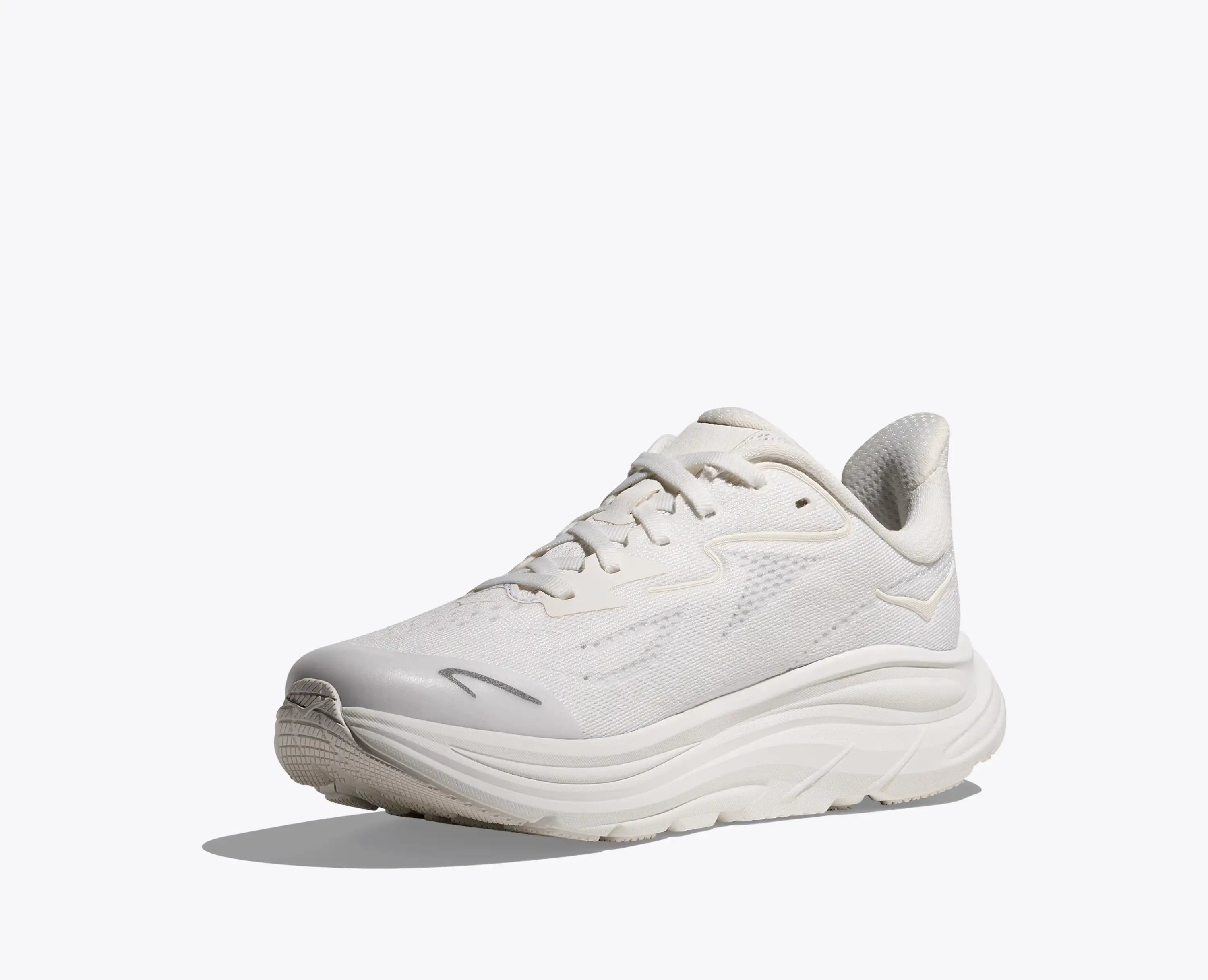 Hoka Big Kids Clifton 10 White White