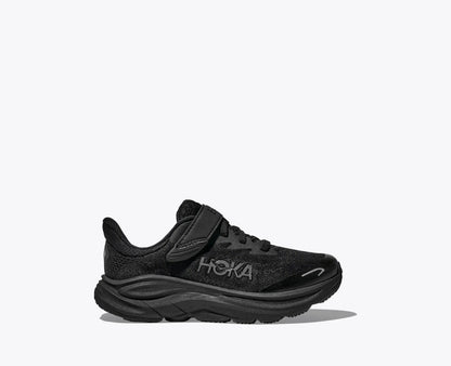 Hoka Little Kids Clifton 10 Black Black