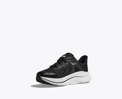Hoka Little Kids Clifton 10 Black White