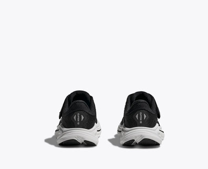 Hoka Little Kids Clifton 10 Black White