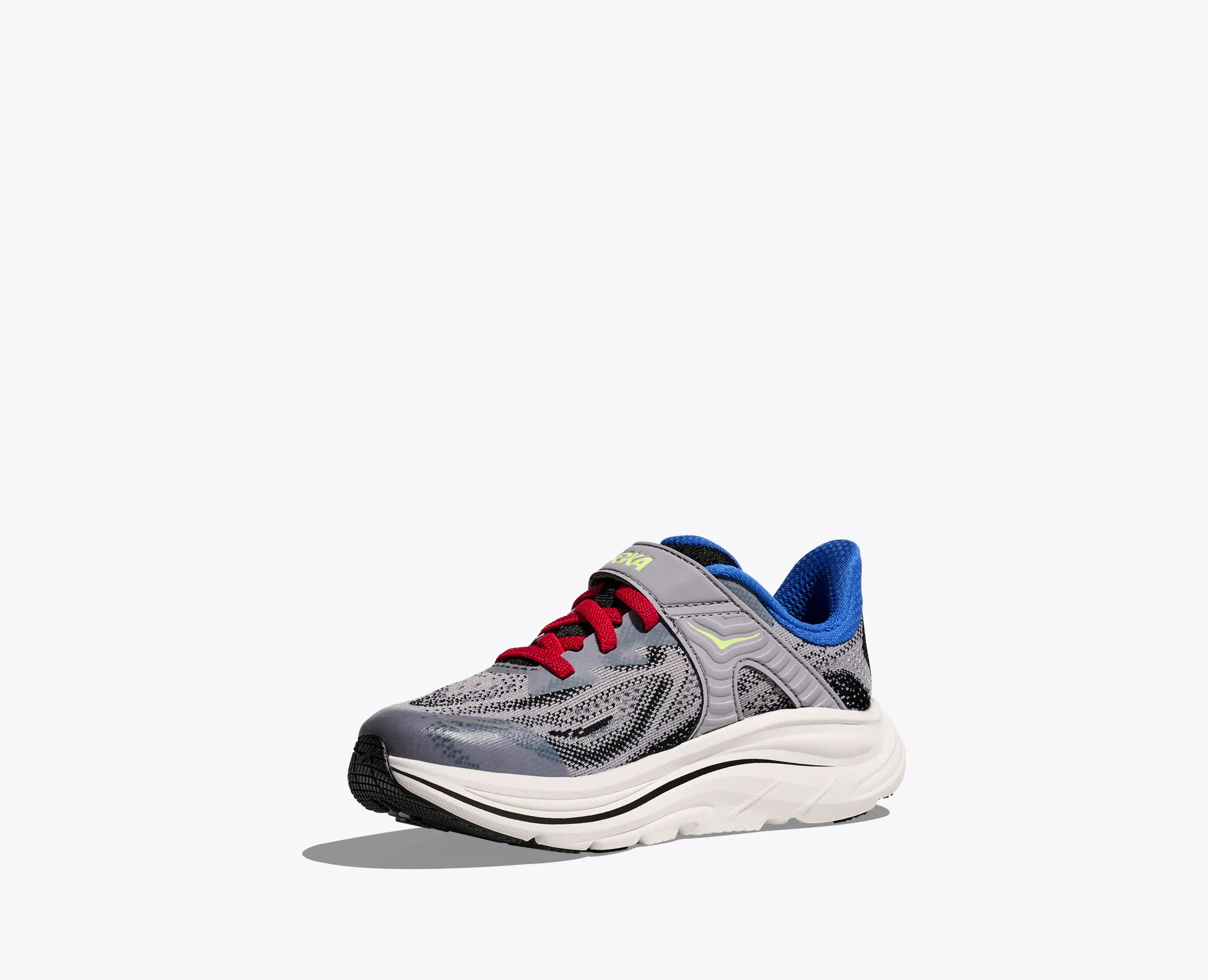 Hoka Little Kids Clifton 10 Foggy Grey Black