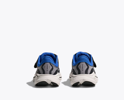Hoka Little Kids Clifton 10 Foggy Grey Black
