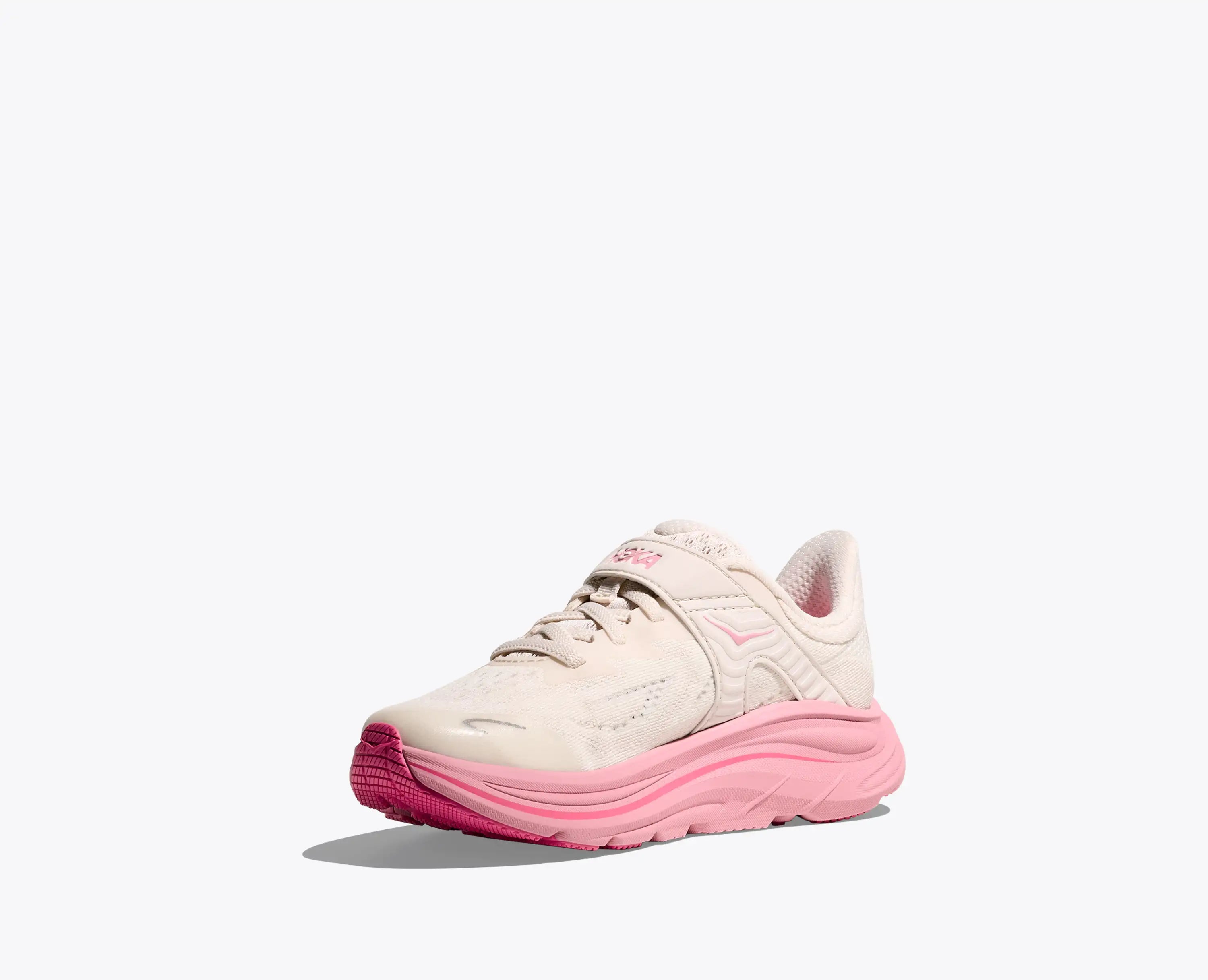 Hoka Little Kids Clifton 10 Rose Cream Dried Rose