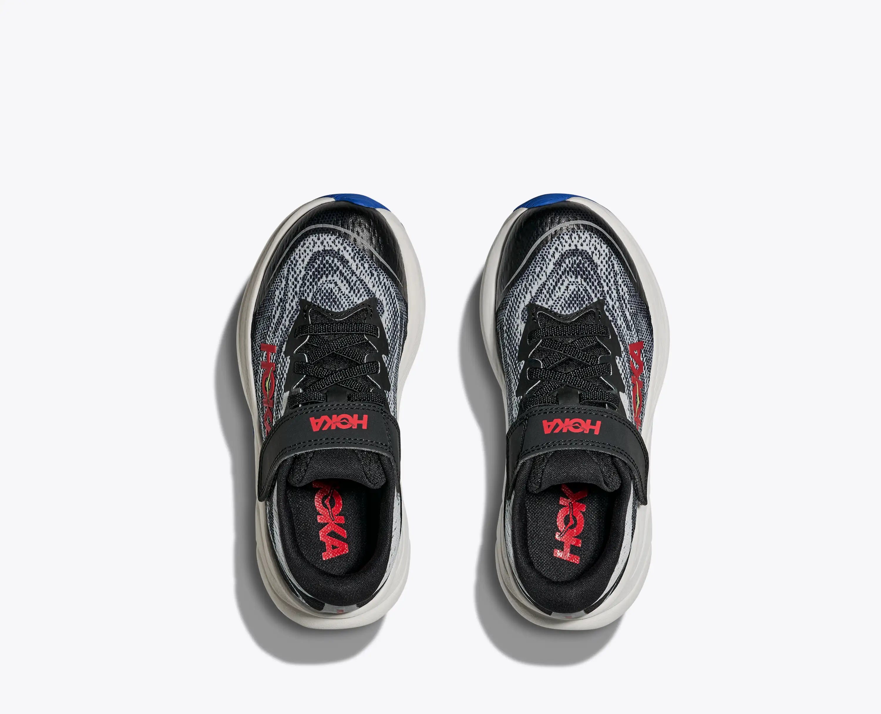 Hoka Little Kids Rincon 4 Black Cobalt Blue