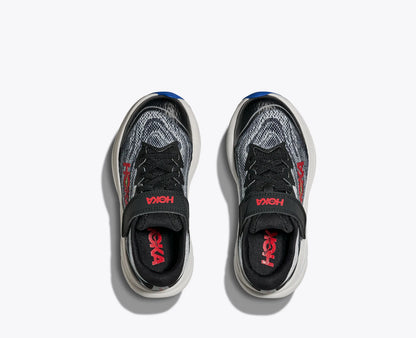 Hoka Little Kids Rincon 4 Black Cobalt Blue