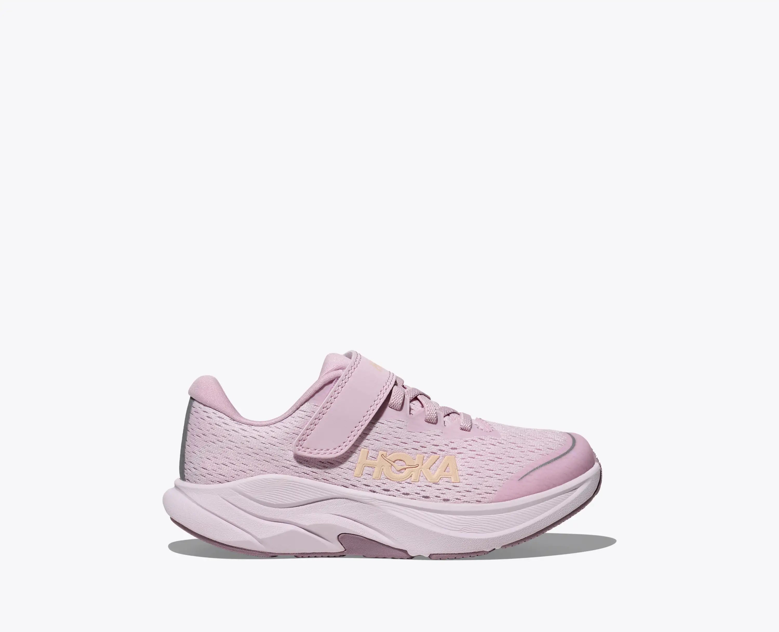 Hoka Little Kids Rincon 4 Lilac Cream Tangerine Glow