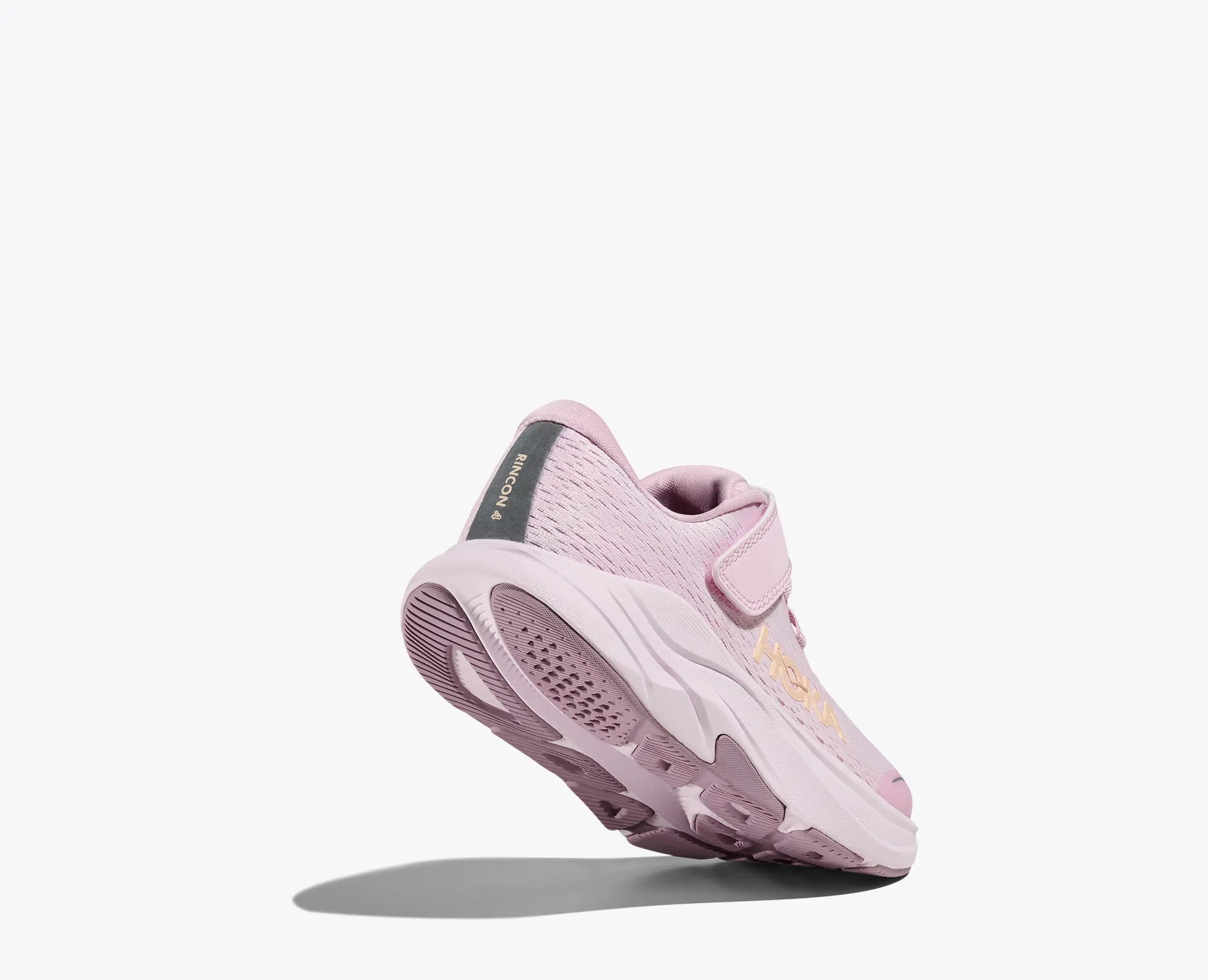 Hoka Little Kids Rincon 4 Lilac Cream Tangerine Glow