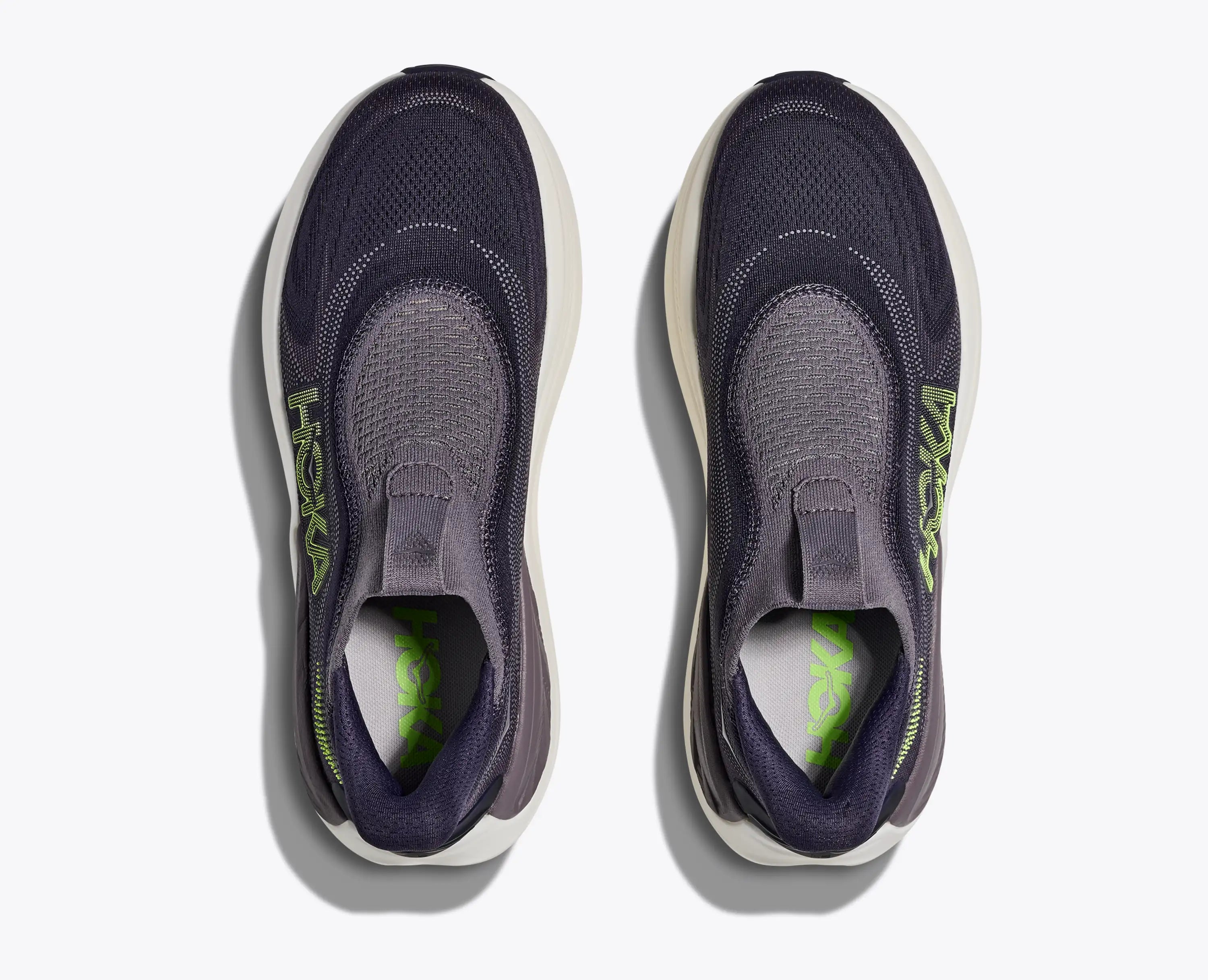 Hoka 'S Skyward Laceless Squid Ink Neon Yuzu