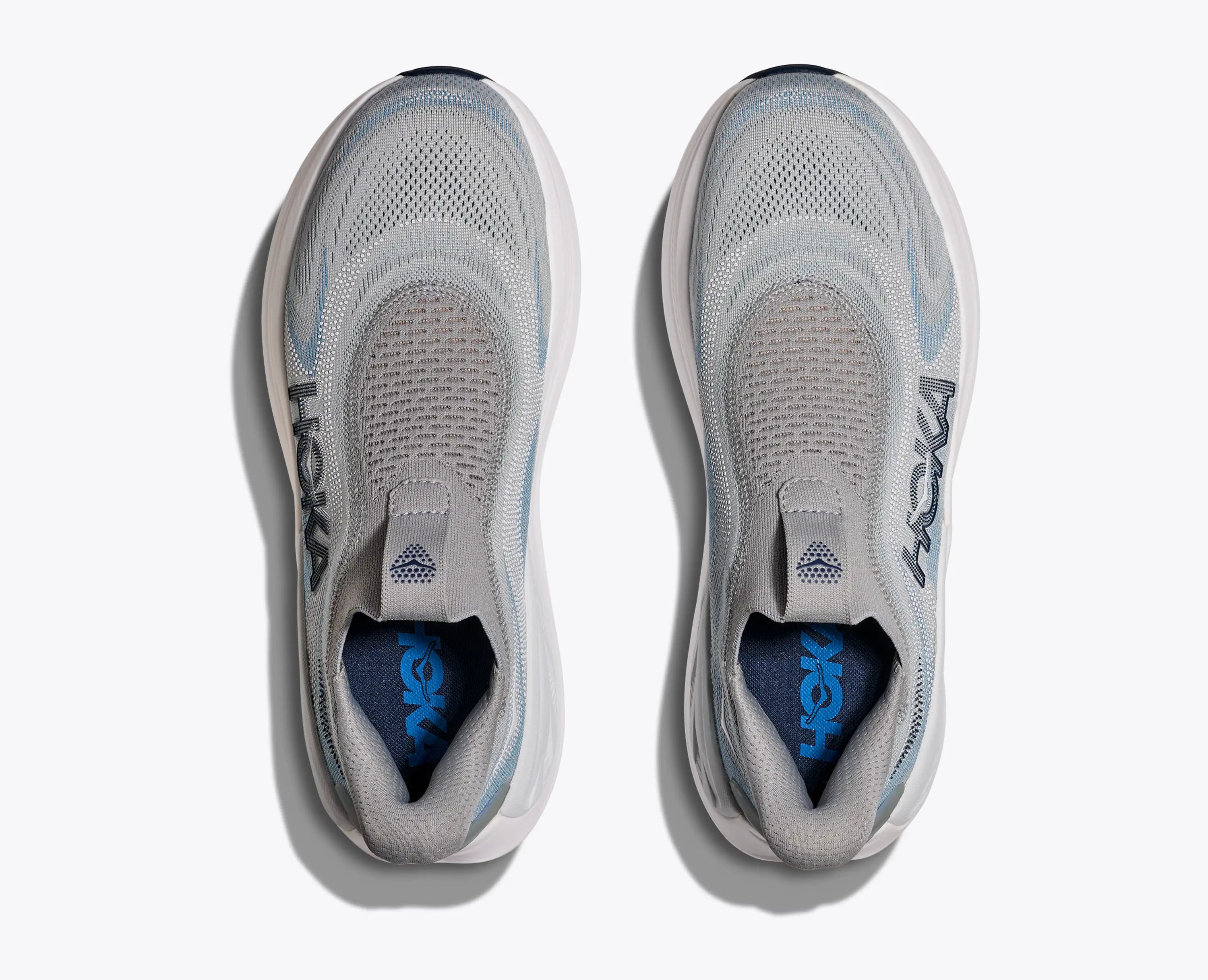 Hoka 'S Skyward Laceless Stardust Stellar Grey