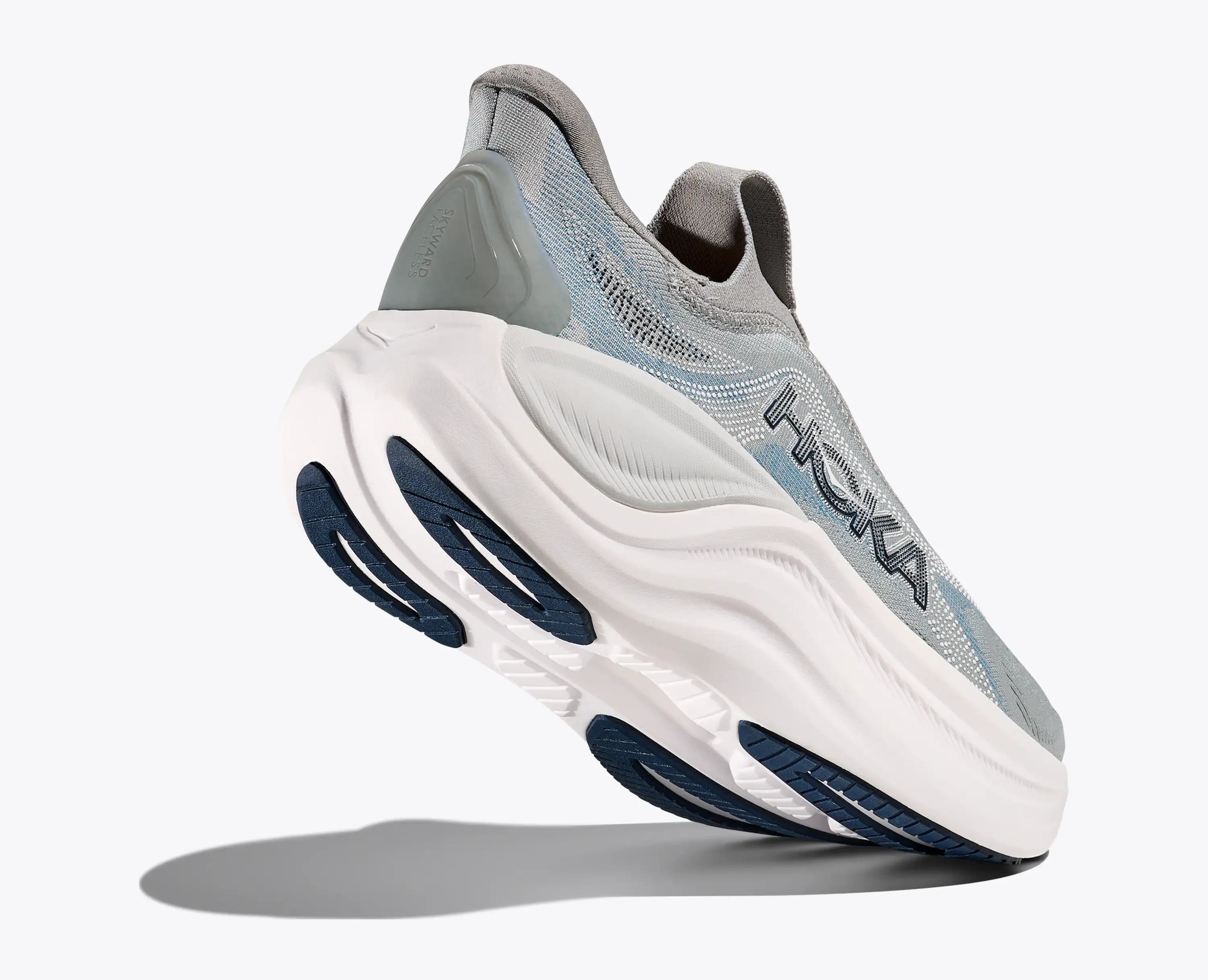 Hoka 'S Skyward Laceless Stardust Stellar Grey