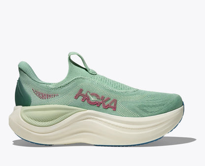 Hoka Women'S Skyward Laceless Jadeite Sea Glass