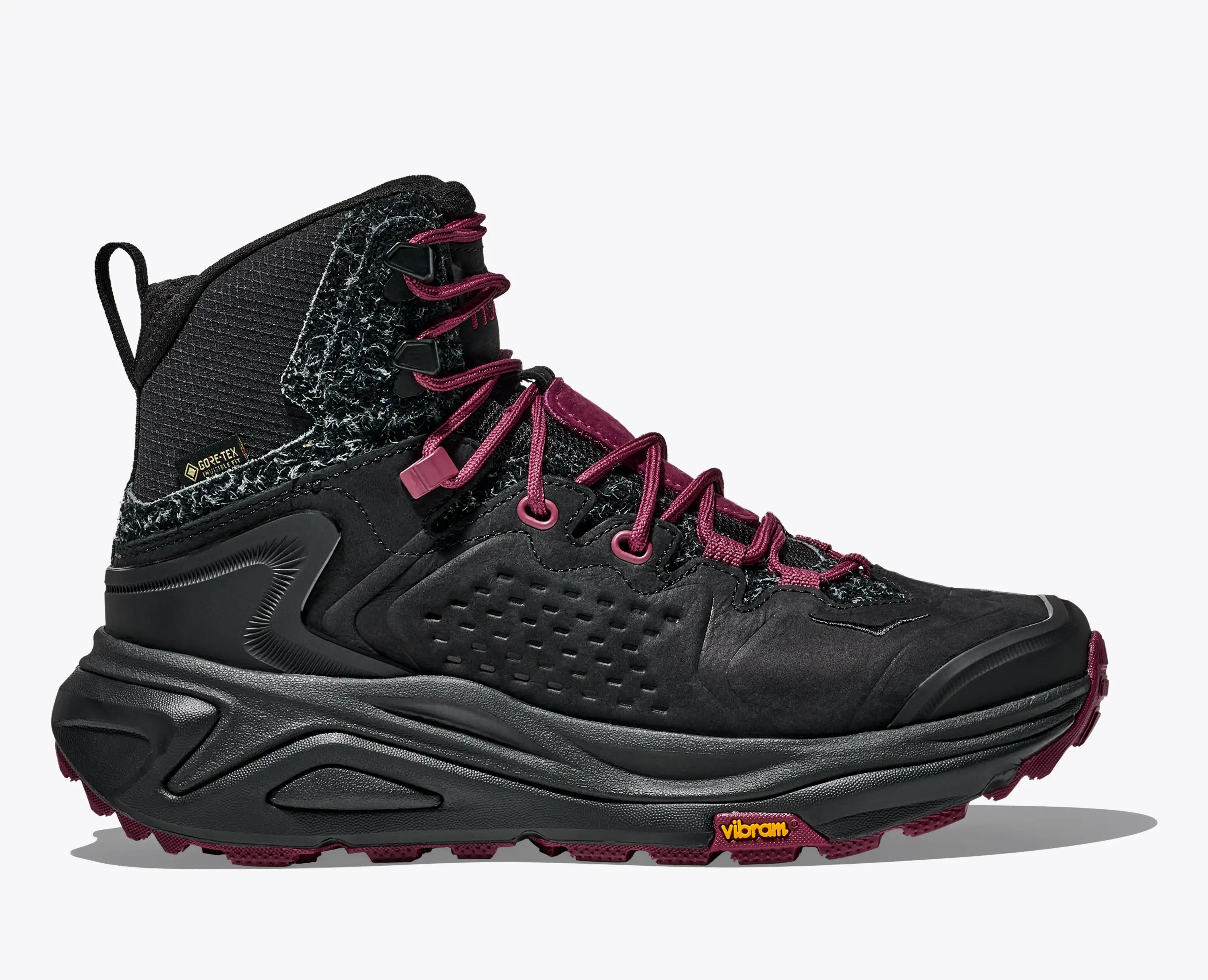 Hoka Elite Terrain System Kaha 3 Gtx Black Stone Fruit