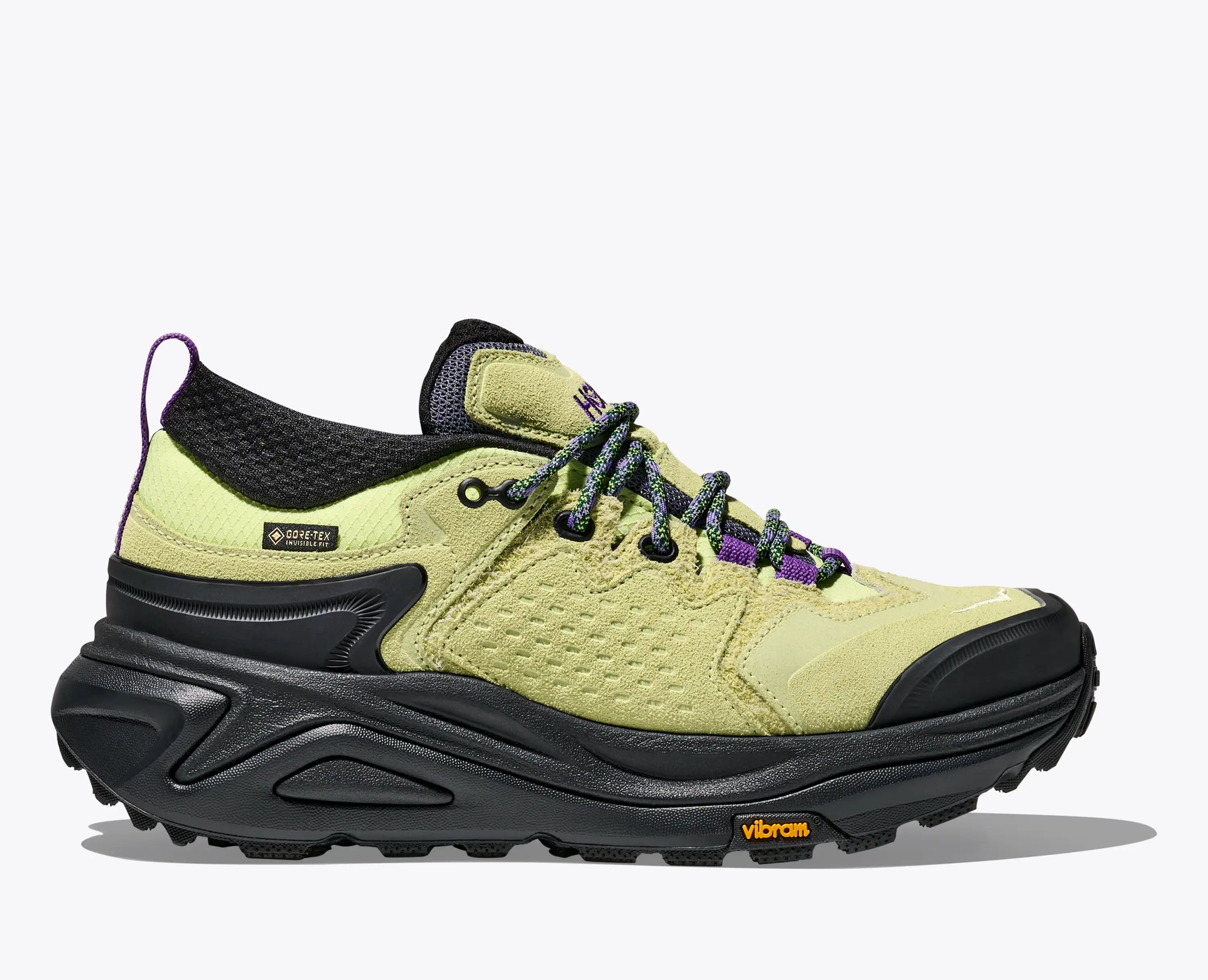 Hoka Elite Terrain System Kaha 3 Low Gtx Honeydew Black