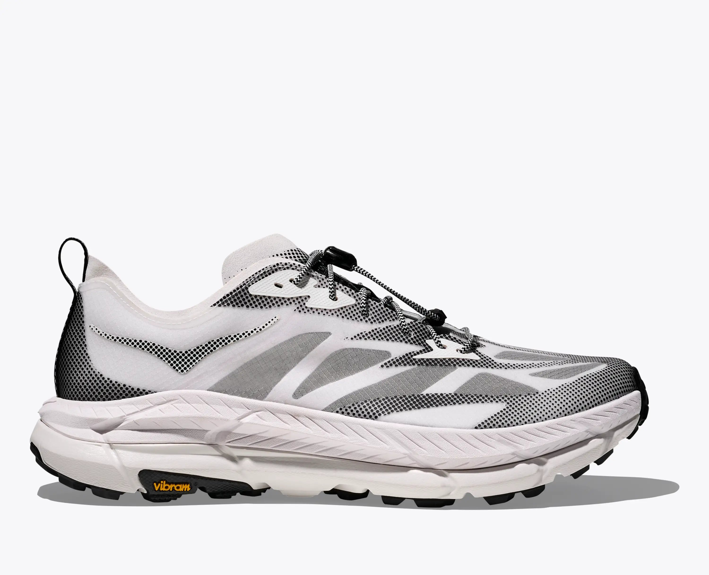 Hoka Stealth Tech Mafate Speed 4 Lite White Black