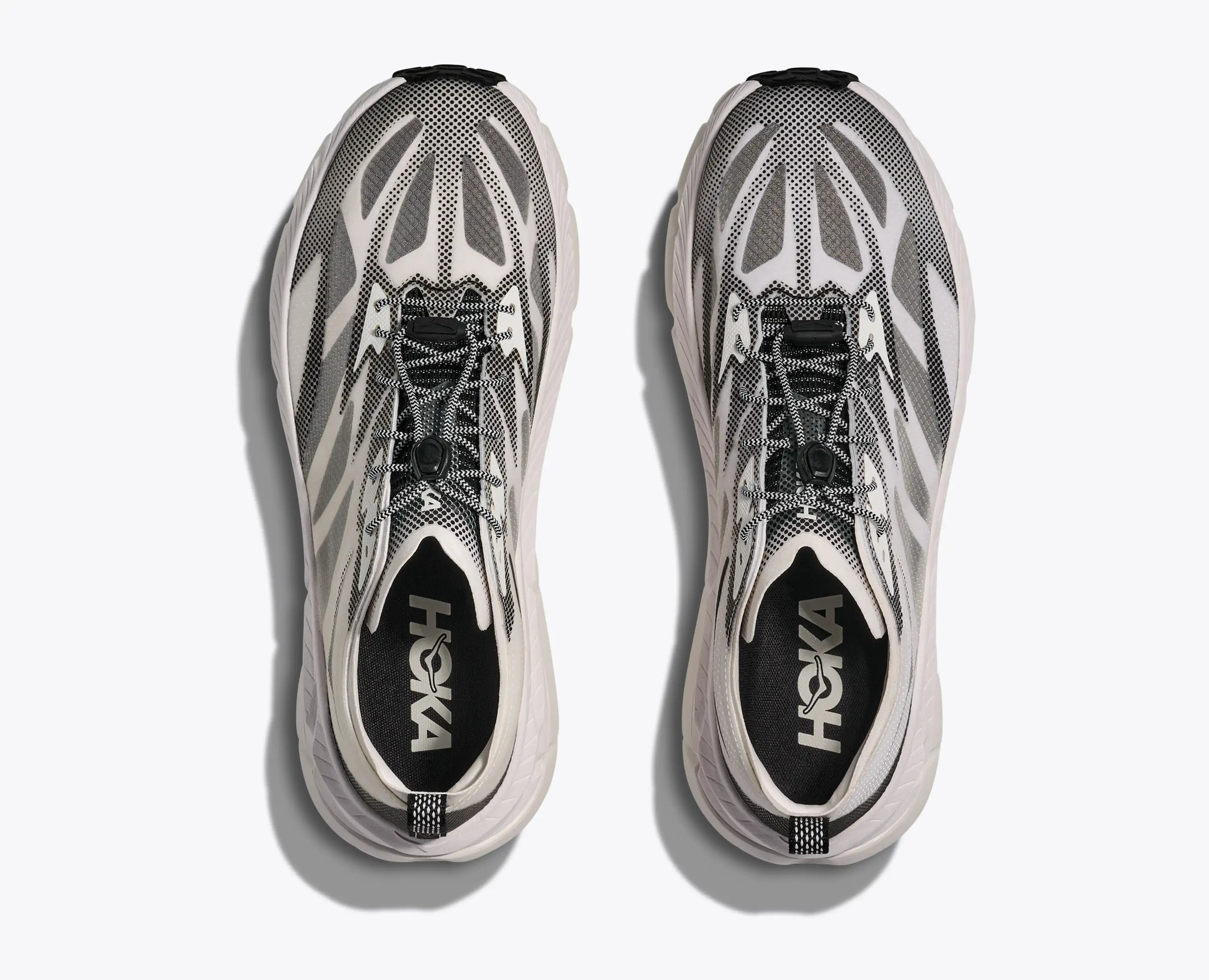 Hoka Stealth Tech Mafate Speed 4 Lite White Black