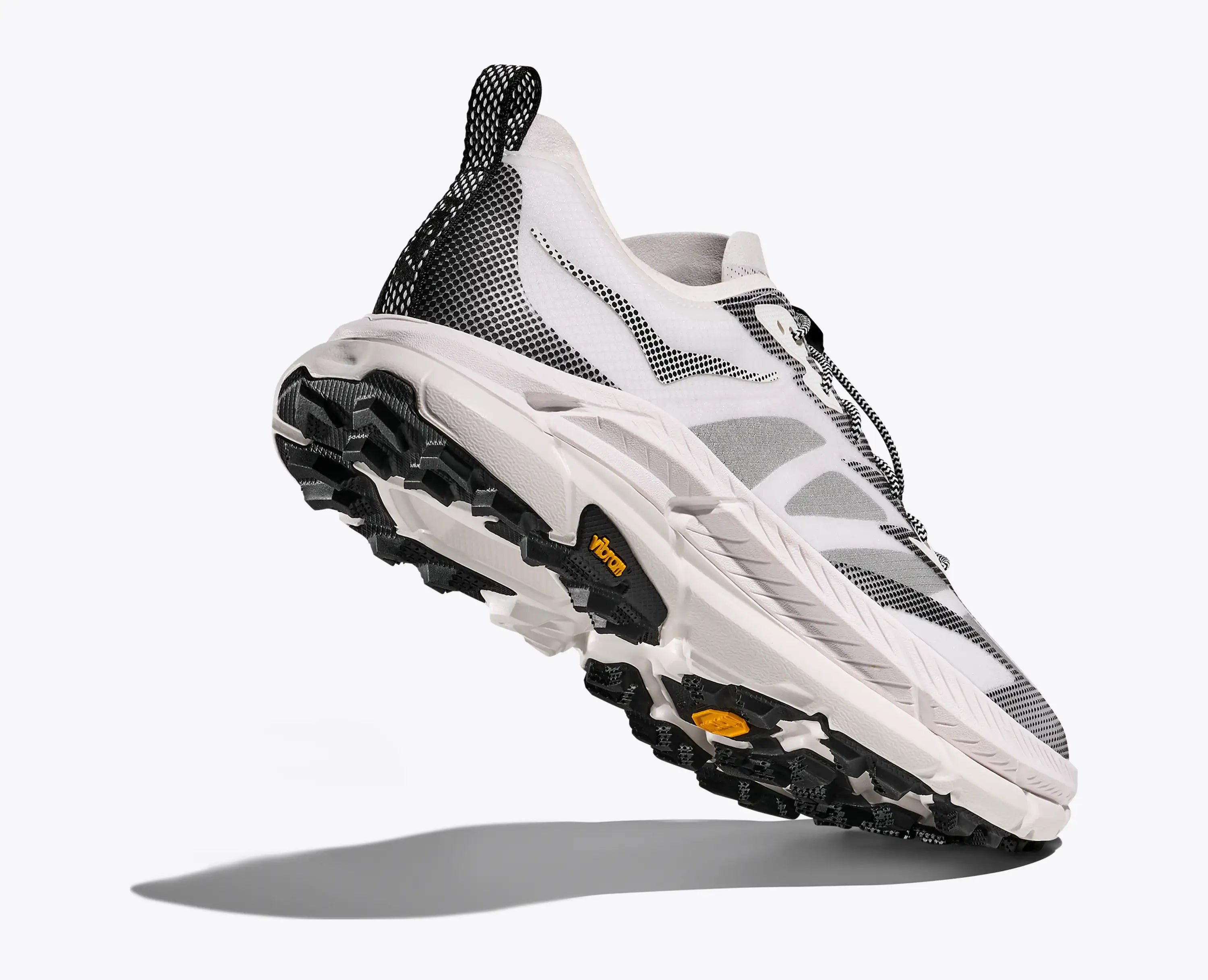 Hoka Stealth Tech Mafate Speed 4 Lite White Black