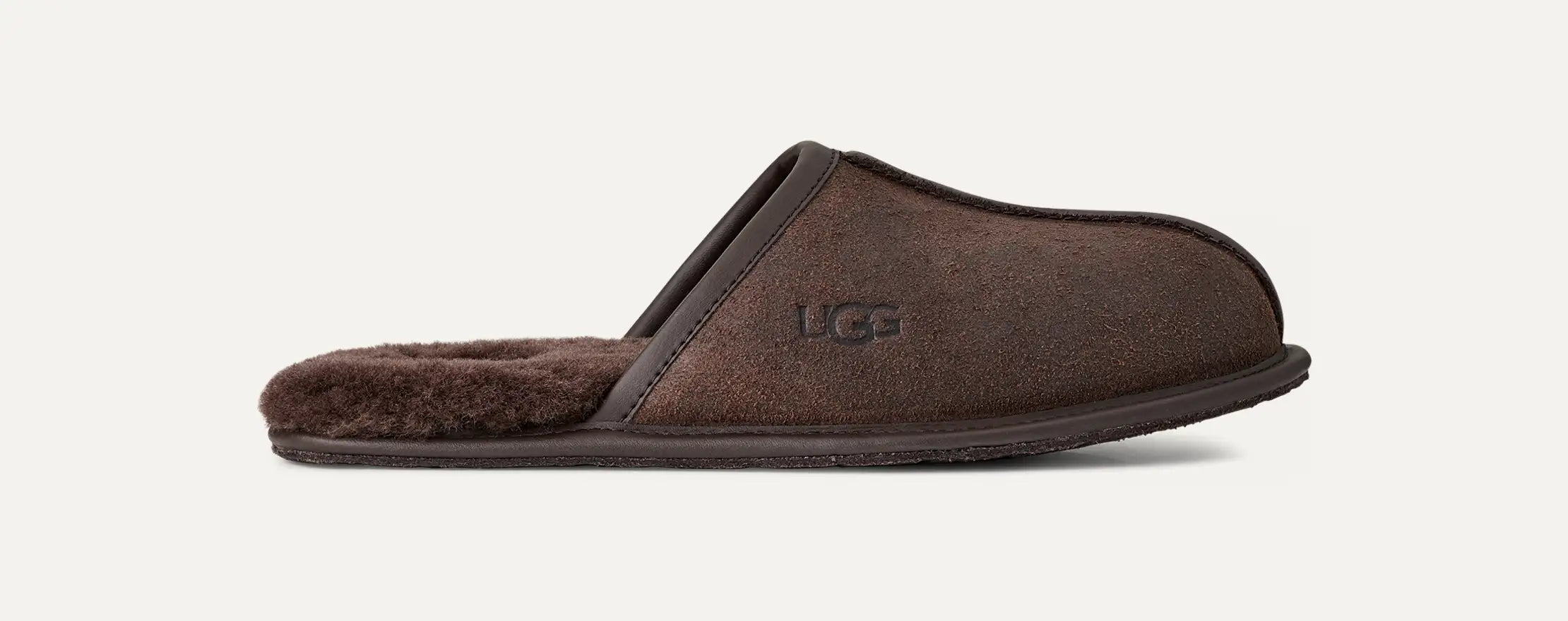 Ugg Scuff Leather Distressed Dusted Cocoa
