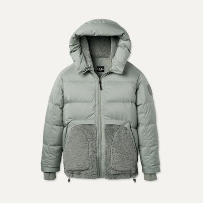 Ugg Metropeak Down Puffer Jacket Grey Mist