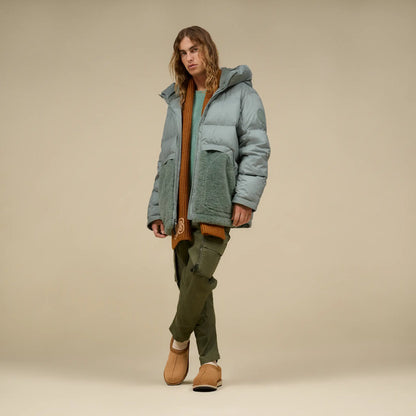 Ugg Metropeak Down Puffer Jacket Grey Mist