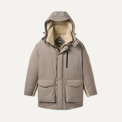 Ugg Eamon Down Parka Cobble Grey