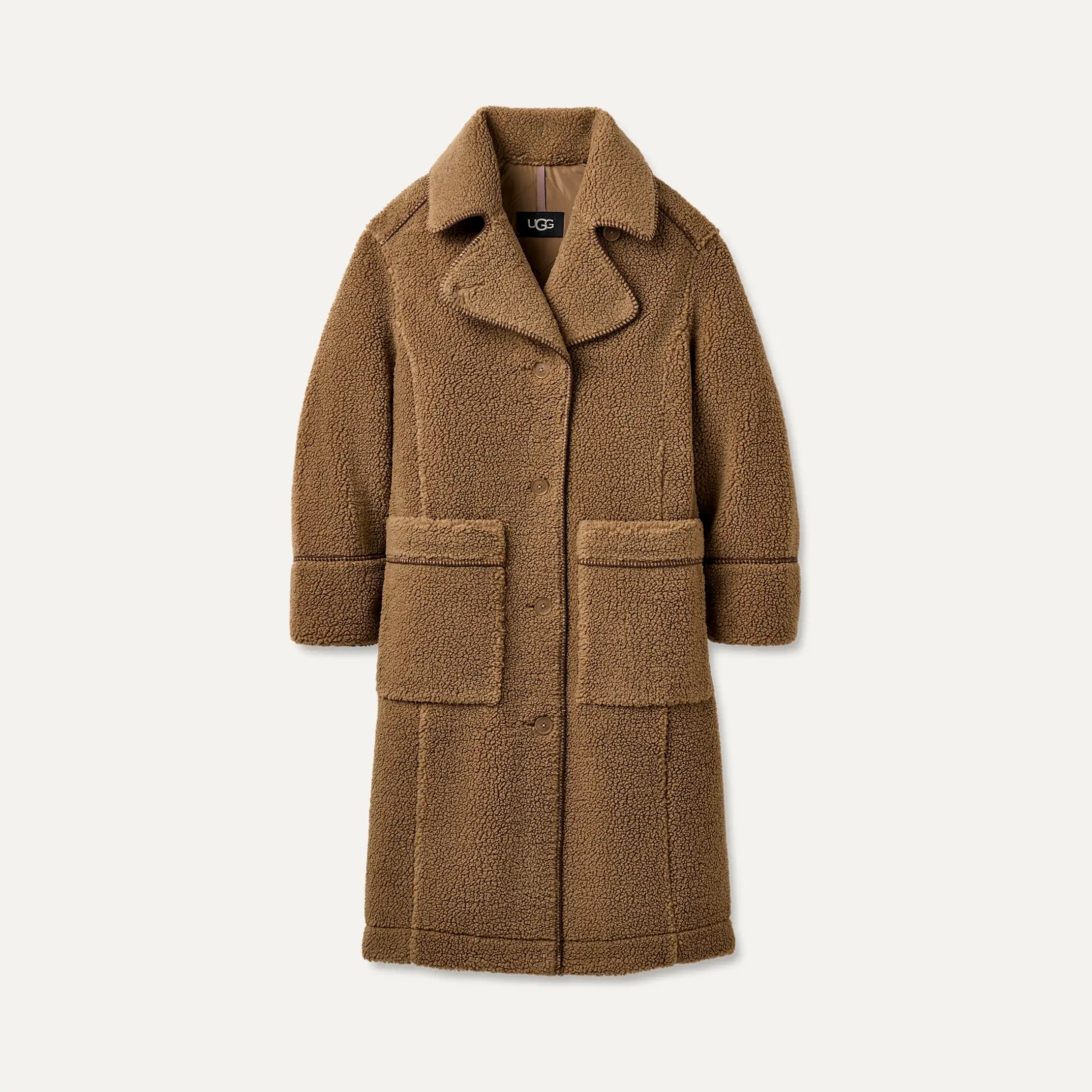 Ugg Sema Uggfluff Coat Live Oak