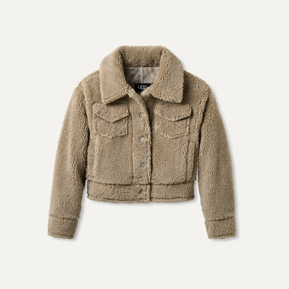 Ugg Frankie Short Trucker Jacket Cobble Grey