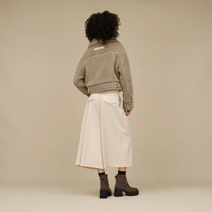 Ugg Frankie Short Trucker Jacket Cobble Grey
