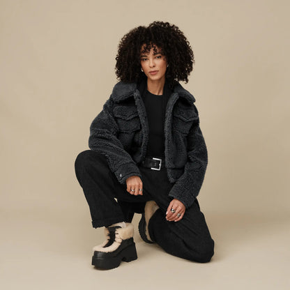 Ugg Frankie Short Trucker Jacket Ink